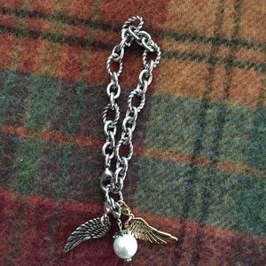 Angel Wings Charm Bracelet